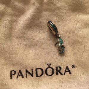 Pandora seahorse charm
